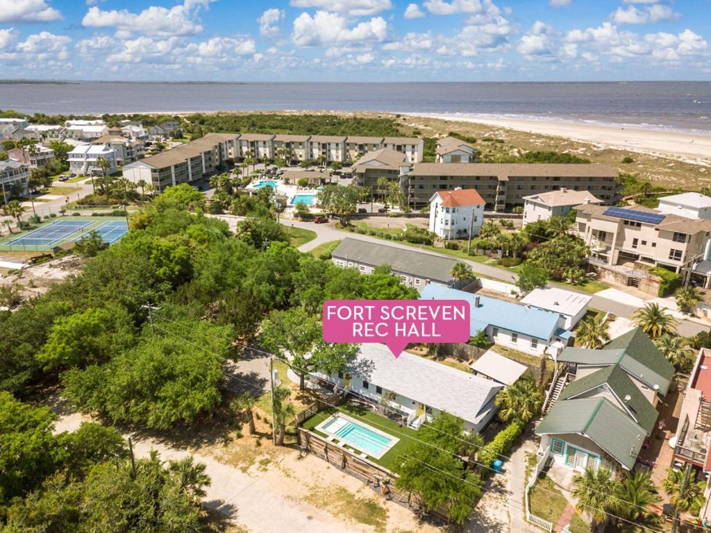 Fort Screven Rec Hall Villa Тайби Айлънд Екстериор снимка